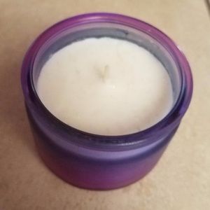 Bahama Breeze Scented Candle Blue Purple Decanter